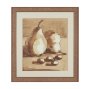 15954 - Pear Study I by Mercana Studio Hand Embelished Textured Framed Artwork Matted under Glass
