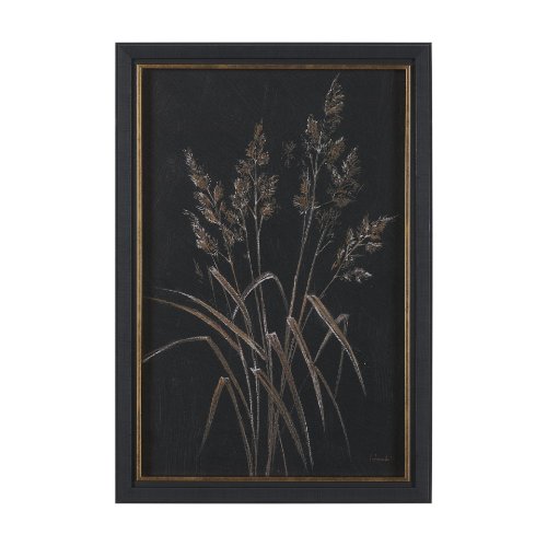 15985 - Golden Grasses V by Mercana Studio Hand Embelished Textured Framed Artwork Matted
