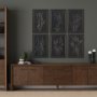15982 - Golden Grasses II by Mercana Studio Hand Embelished Textured Framed Artwork Matted