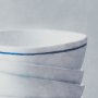 12198 - Four Artisan Bowls by Mark Chandon a Framed Art Print Matted under Glass