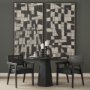 102732-FL - Occurrence I by Mercana Studio Hand-Embellished Textured Framed Canvas Artwork