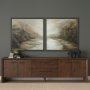 102735-FL - Forest Edge II by Mercana Studio Hand-Embellished Textured Framed Canvas Artwork