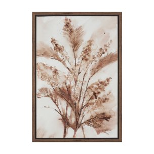 Fieldspoke II by Mercana Studio Hand-Embellished Textured Framed Canvas Artwork