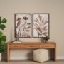 102740-FL - Fieldspoke II by Mercana Studio Hand-Embellished Textured Framed Canvas Artwork