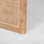 69905 - Grier 84" Light Brown Wood w/ Cane Dining Table