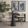 68564 - Parker 30" Seat Height Cream Fabric Seat Gold Metal Bar Stool