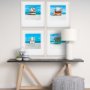 10022 - Miami Beach V by Richard Silver a Framed Photo Art Print Matted under Glass