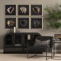 14630 - Pop Fly V  by Mercana Studio a Hand Embellished Textured Framed Photo Art Print Matted under Glass