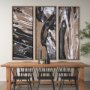 15122 - Meshy I by Mercana Studio a Hand Embellished Textured Framed Art Print