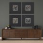 15423 - Passtime IV by Mercana Studio a Hand Embelished Textured Framed Art Print Matted under Glass
