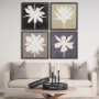 15451 - Floral Silhouettes I by Liz Jardine a Hand Embelished Textured Framed Art Print