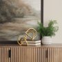 70528 - Locke Small Matte Gold Metal Decorative Object