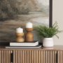 70543 - Aleena Wooden Candle Holder (Set of 2)