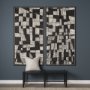 102733-FL - Occurrence II by Mercana Studio Hand-Embellished Textured Framed Canvas Artwork