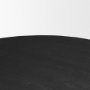 71218-AB - Atlas 60" Black Wood Stacked Pedestal Base Round Dining Table 