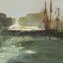 15939 - Afternoon Sunset by Mercana Studio Hand Embelished Framed Artwork Matted under Glass
