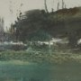 15939 - Afternoon Sunset by Mercana Studio Hand Embelished Framed Artwork Matted under Glass