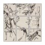15964 - Sculptured Chaos V by Mercana Studio Hand Embellished Textured Framed Artwork