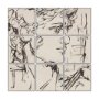 15967 - Sculptured Chaos VIII by Mercana Studio Hand Embellished Textured Framed Artwork 
