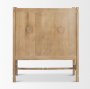 71127 - Phil Light Brown Wood 2 Door Bar Cabinet 