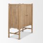 71127 - Phil Light Brown Wood 2 Door Bar Cabinet 