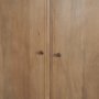 71127 - Phil Light Brown Wood 2 Door Bar Cabinet 