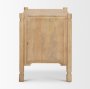 71128 - Phil Light Brown Wood 2 Drawer Accent Cabinet