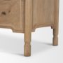 71128 - Phil Light Brown Wood 2 Drawer Accent Cabinet