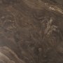 71137-AB - Allyson 54" Round Dark Brown w/ Cappuccino Marble Pedestal Dining Table