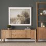 71126 - Phil Light Brown Wood 2 Door 1 Drawer w/ Pull Down Media Console 