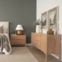 71128 - Phil Light Brown Wood 2 Drawer Accent Cabinet