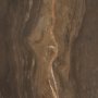 71137-AB - Allyson 54" Round Dark Brown w/ Cappuccino Marble Pedestal Dining Table