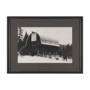 The Farm by Deborah Revell Hand Embelished Textured Framed Art Print Matted under Glass