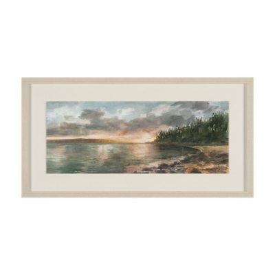 15999 - Coastal Splendor II by Mercana Studio Hand Embelished Framed Artwork Matted under Glass