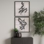 15181 - Papyrus Foliage I by Mercana Studio a Hand Embellished Textured Framed Art Print