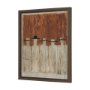 16029 - Side by Side by Mercana Studio Hand Embelished Framed Artwork Matted under Glass