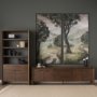 102744-FL - Silent Forest II by Mercana Studio Hand-Embellished Textured Framed Canvas Artwork