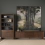 102746-FL - Silent Forest IV by Mercana Studio Hand-Embellished Textured Framed Canvas Artwork