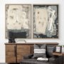 102750-FL - Textural Echo - Erosion by Kristine Hegre Hand-Embellished Textured Framed Canvas Artwork