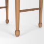 71180 - Brinley Woven Paper Rope w/ Brown Wood Frame Dining Chair