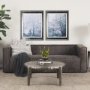 14754 - A Fresh Winter Morning II by Mercana Studio Hand Embellished Framed Art Print Matted under Glass