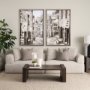14879 - Old Lane II by Mercana Studio a Hand Embellished Textured Framed Art Print