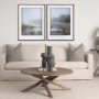 14882 - Misty day II by Mercana Studio a Hand Embellished Textured Framed Art Print Matted under Glass