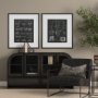 14985 - Equestrian Riding I BW by Mercana Studio Hand Embellished Framed Art Print Matted under Glass