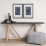 14581 - Botanical sketches I (Blue) by Mercana Studio Hand Embellished Framed Art Print Matted under Glass