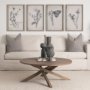 14701 - Chamomile Drawing I by Mercana Studio Hand Embellished Textured Framed Art Print Matted under Glass