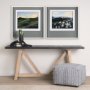 14705 - Sunrise Valley I by Mercana Studio a Hand Embellished Textured Framed Art Print Matted under Glass