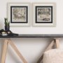 14713 - Fireside III by Mercana Studio a Hand Embellished Textured Framed Art Print Matted under Glass