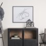 14339 - Fruit Sketch Pear by Mercana Studio a Hand Embellished Textured Framed Art Print
