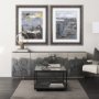 14410 - Silver and gold Inspiration II by Mercana Studio a Hand Embellished Textured Framed Art Print